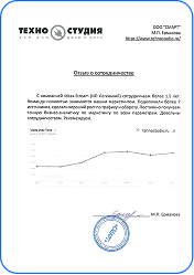 Отзыв ТехноСтудия